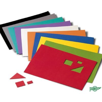 Goma eva 10 un colors assort. 20x30x1,8mm