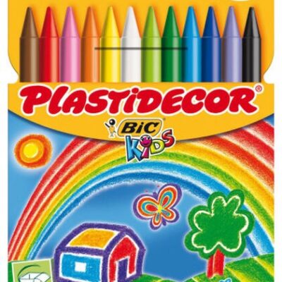 Plastidecor bic kids 12 un