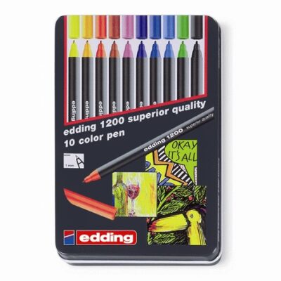 Retolador edding 1200 assortit de 10 u.