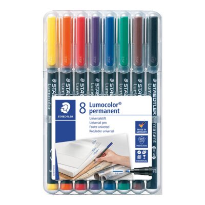 Retolador lumocolor estoig 8 un. fina 0'6