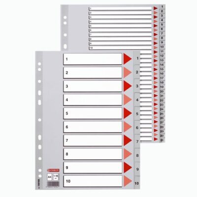 Separador din-a4 numeric 1-31