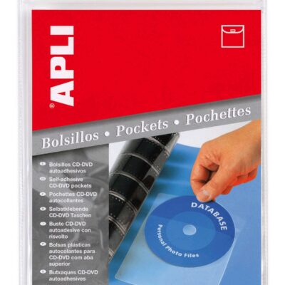 Butxaques autoadhesives per a c.d.
