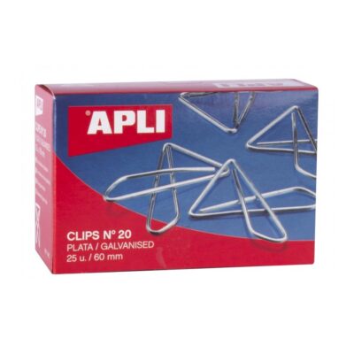 Clips creuats grans 25 un