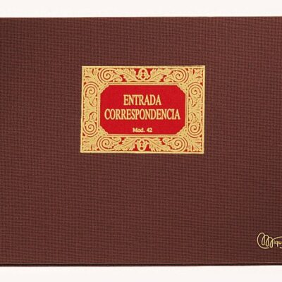 Llibre entrades correspondencia