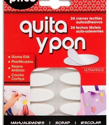 Tancament autoadhesiu *quita y pon* adhesiu 24un ultrafins