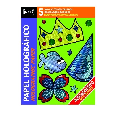 Paper holografic adhesiu