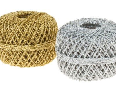 Fil coto metal·litzat decoratiu 20 m.