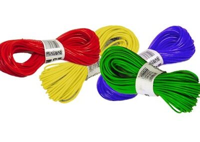 Scoubidou pot 8 un x 20 m 4 colors basics