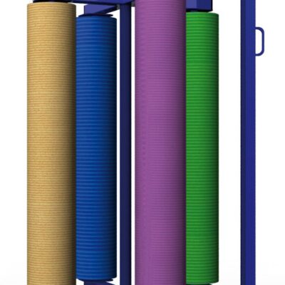 Porta rotllo quadruple vertical amb rodes