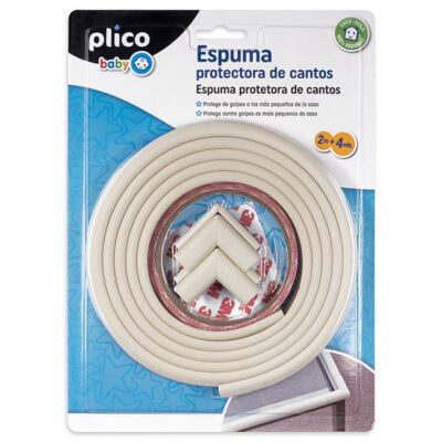 Security escuma protectora cantoneres ( 2 m + 4 ud.)