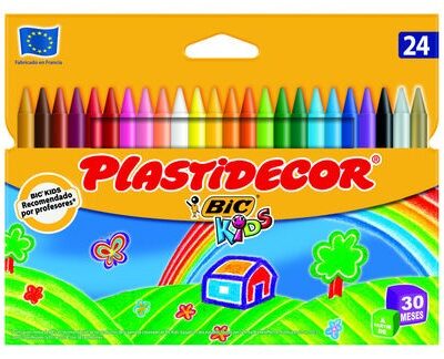 Plastidecor bic kids 24 un