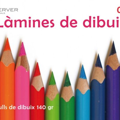 Lamina dibuix din-a4 caixa 250 un.140 gr