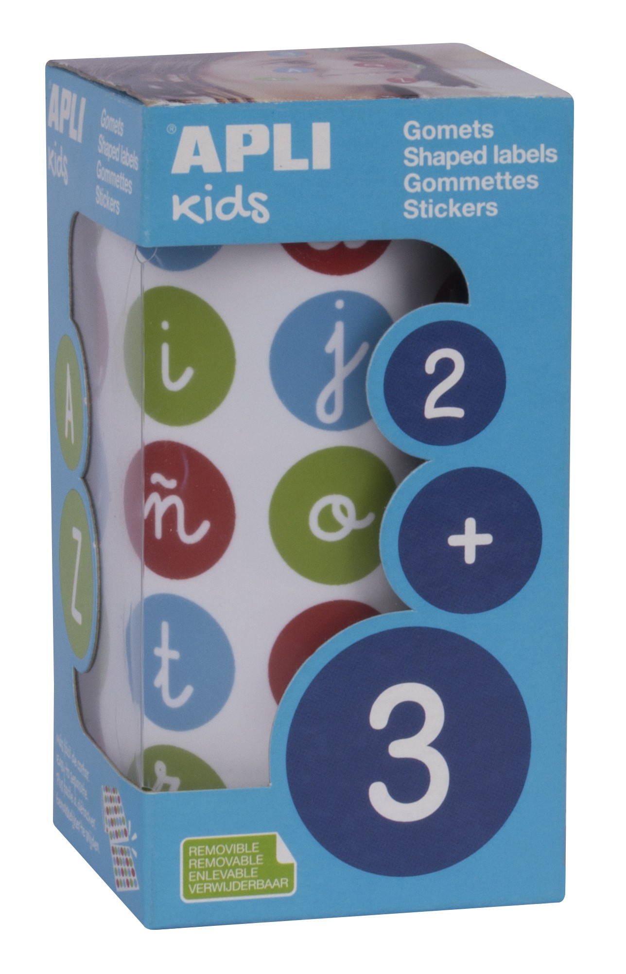 Gomets abc minuscules 20 mm apli - Imatge 2