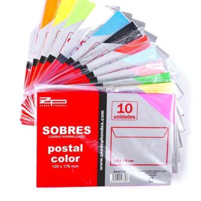 Sobre paper colors 125x176 10 u